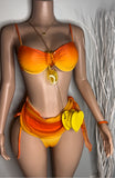 Sunset Chrome 3 piece set Swimsuit