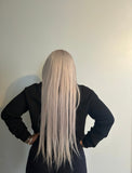 Gray Virgin Human Hair Lace Wig