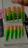 Stiletto Green Press On