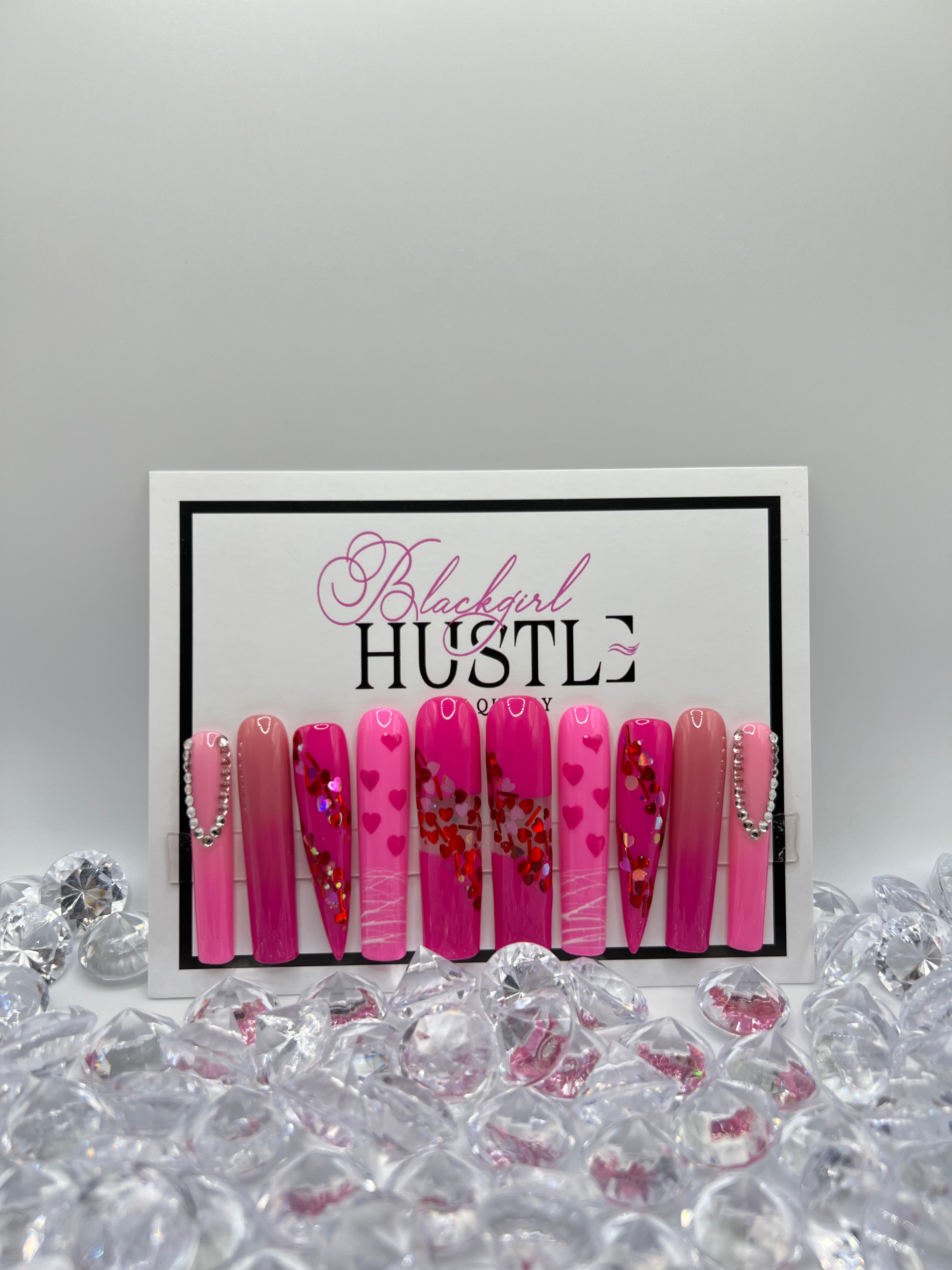 Pink Chrome Hearts