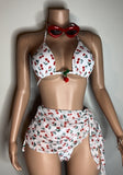 Cherry Pop Swimsuit 3 Piece Set