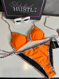 Burberry Orange Swimsuit