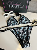 Fendi Black and White Swimsuit