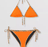 Burberry Orange Swimsuit