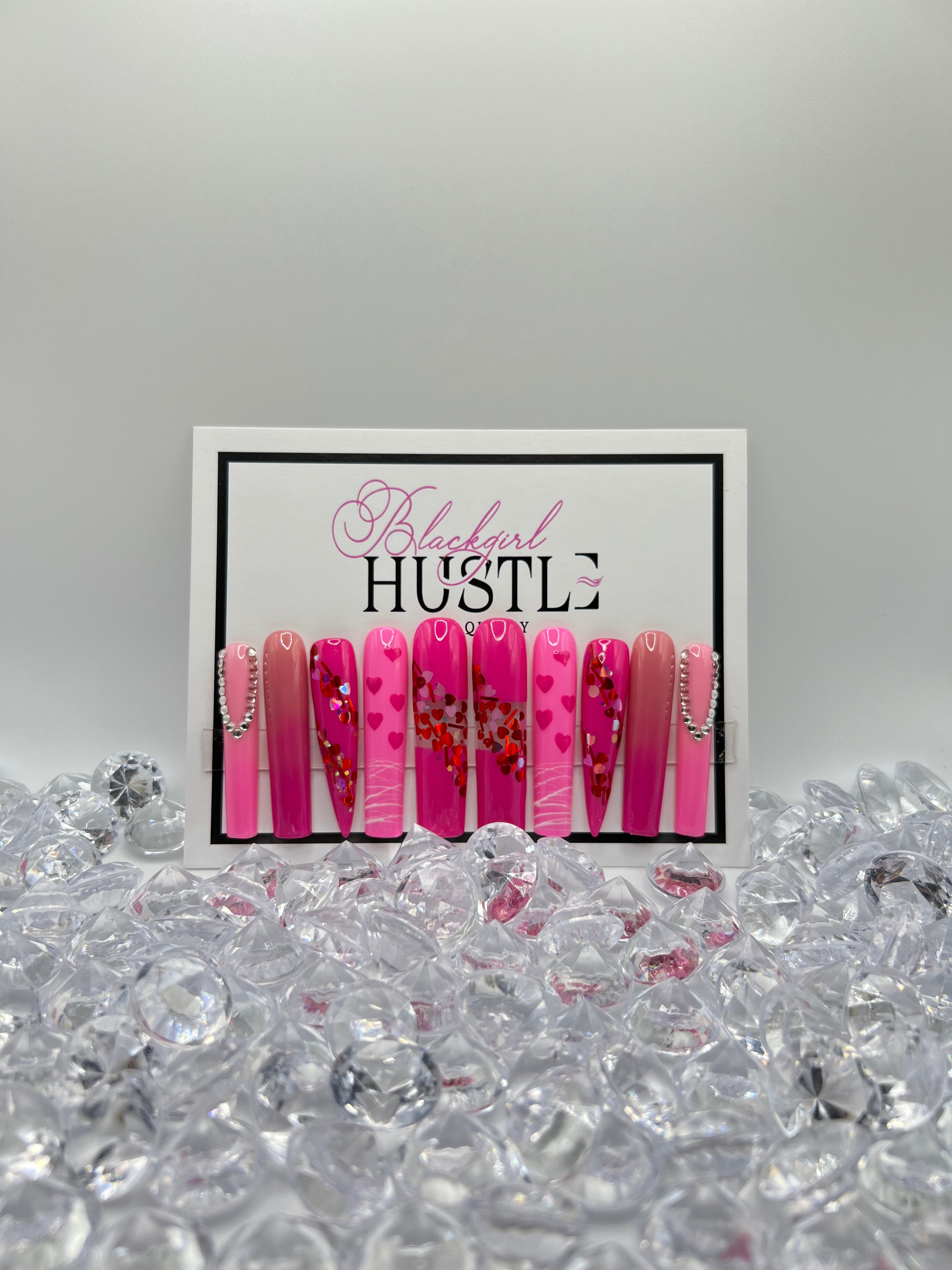 Pink Chrome Hearts