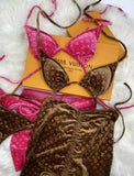 3 Piece Louis Vuitton Swimsuit