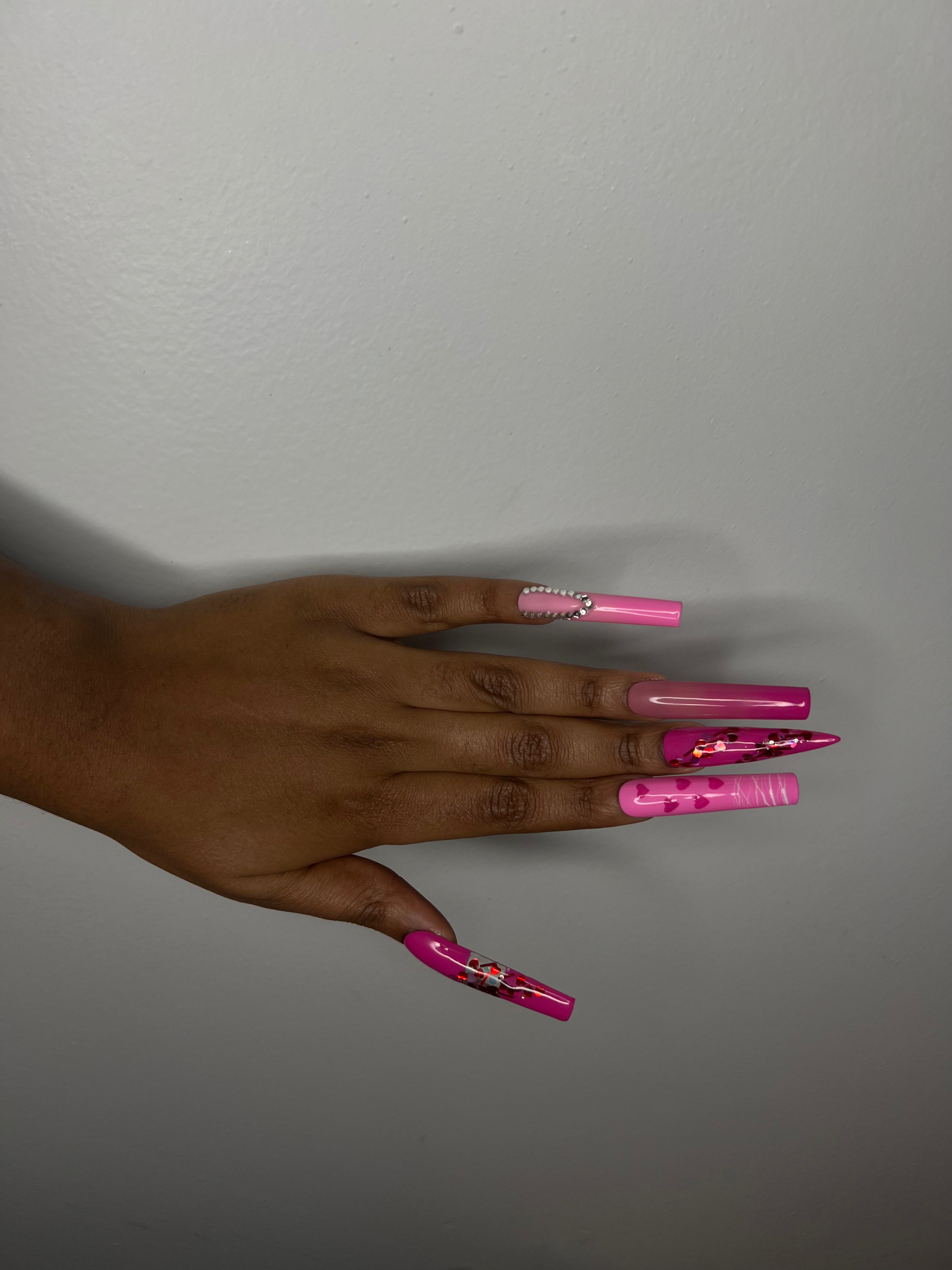 Pink Chrome Hearts