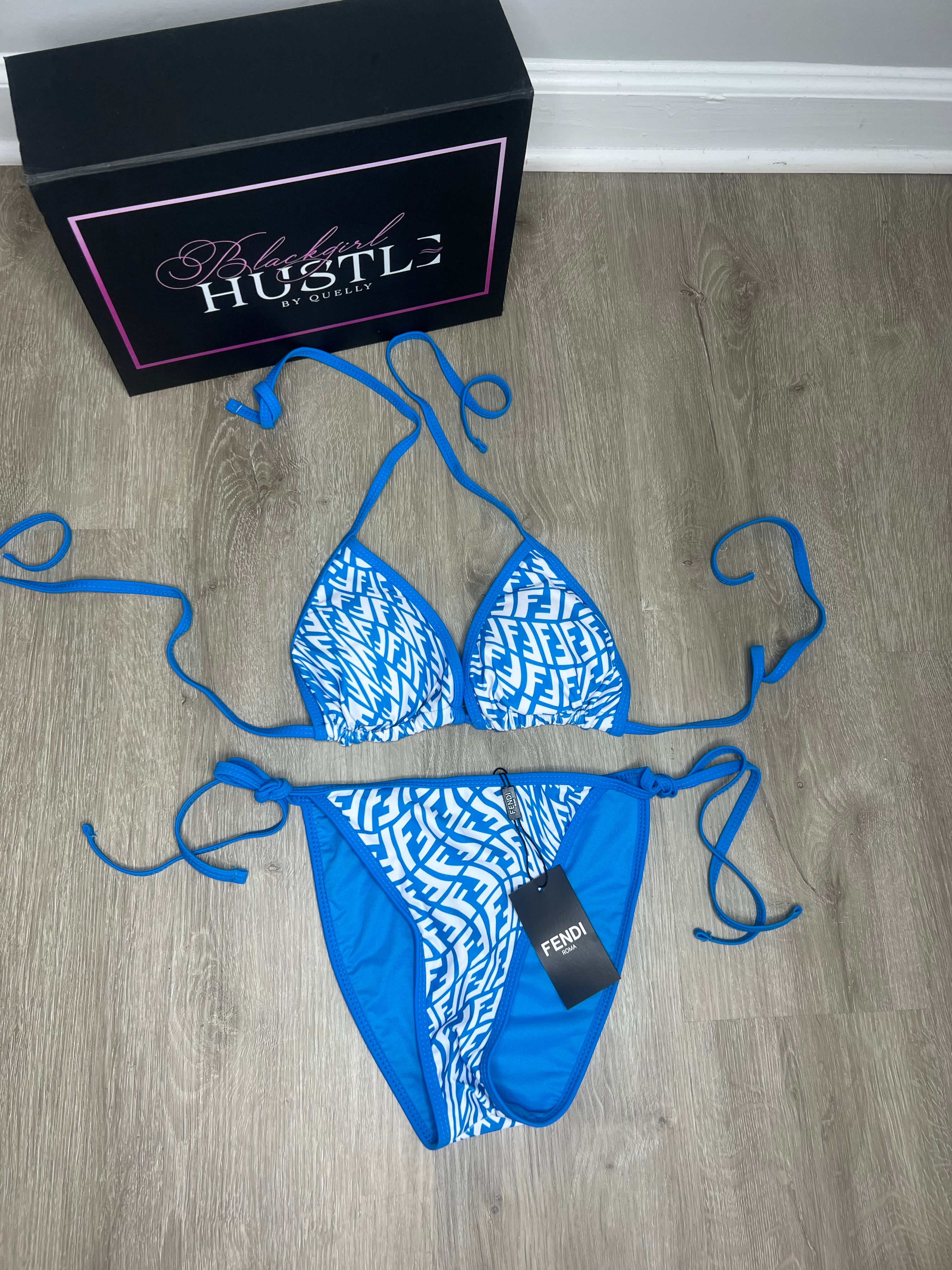 Fendi blue set Clearance